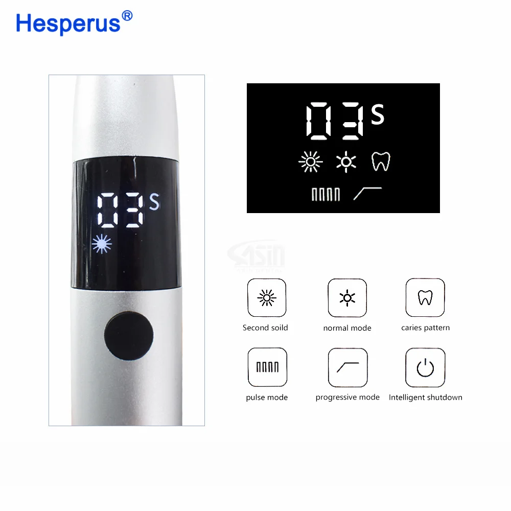 Hesperus Den tal Полимеризационная лампа Светодиодная беспроводная металлическая