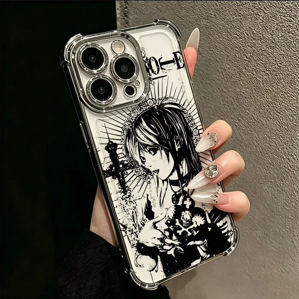 Фото Новый противоударный чехол для телефона Xiaomi Redmi A7, A15, A3, 15C, 14C, K50, A1, Note 15, 14, 13, 12, 12S Pro Plus 4G 5G с дизайном «Аниме: Death Note» №5