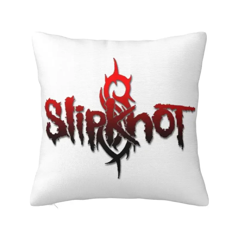 Чехол На Подушку С Логотипом Slipknot 40x40 См Тяжелый Металл Рок-музыка Декоративная