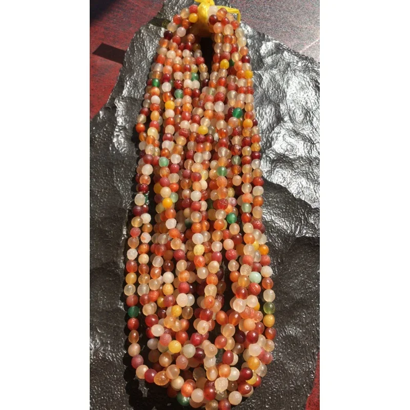 Alashan Gobi грубый камень цвета агата три круга орнамент в ручной упаковке