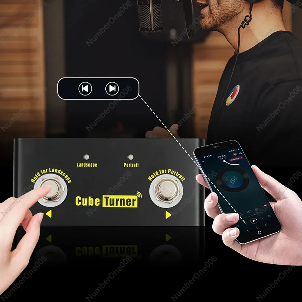 Беспроводная педаль для переворачивания страниц переворачиватель кубов LOOP Cube
