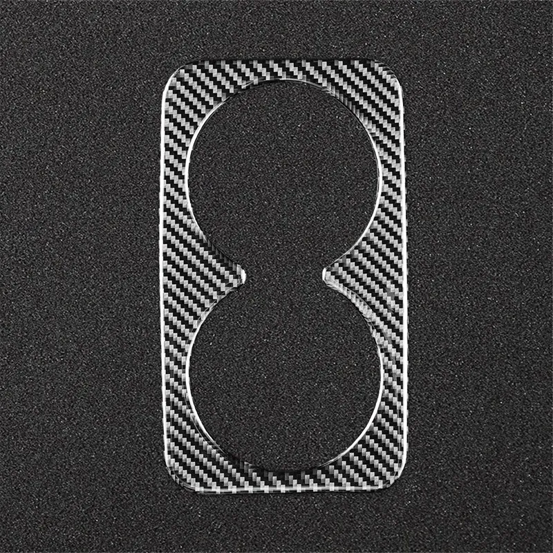 Задний подлокотник коробка держатель стакана для воды отделка из углеродного