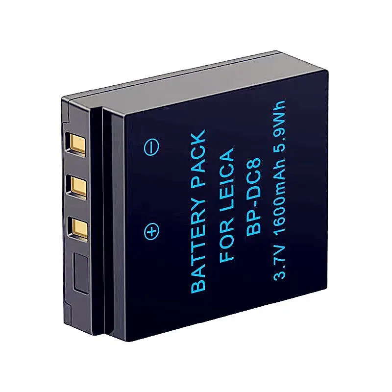 Запасной литий-ионный аккумулятор 3.7V 1600mAh BP-DC8 для цифровых камер Leica X, X1, X2, XE, VARIOX, TYP113 (art.: 3920dc0efa452) - 3920dc0efa452