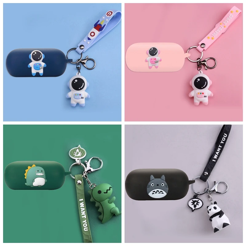 

Cartoon Astronaut Case for Redmi AirDots 3 / AirDots S 2S Case Cute Animal Silicone Bluetooth Earphones Cover redmi airbots case
