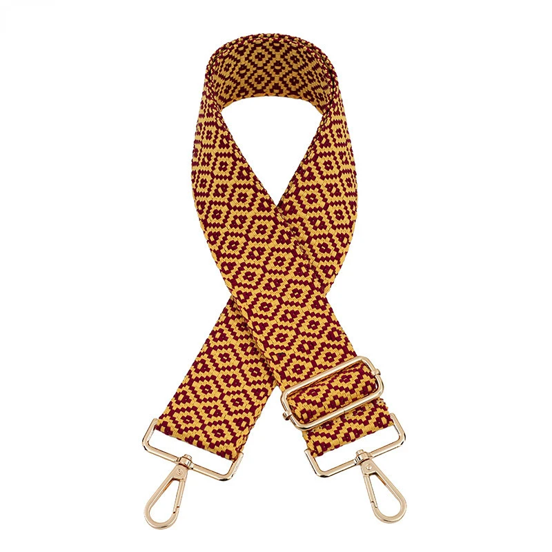 Fashion 5cm Wide Women Men Shoulder Bag Strap Adjustable Replacement Belt Nylon Messenger Purse Crossbody Bag Part Accessories