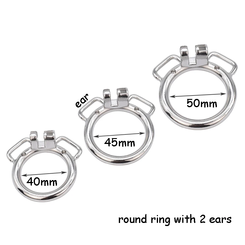 Кольцо на Петух из нержавеющей стали BEADSX с двумя ушами и ремешком ПУ для