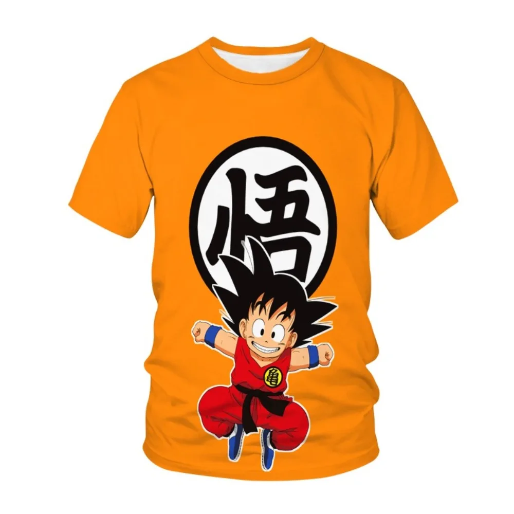 2022 New Cool Men 3D Goku Super Dragon Ball Casual Short Sleeve Summer Unisex T-Shirt Harajuku Street Style Men's T-Shirt