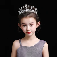 baroque kids angel headdress crown kids fashion party head decoration crown princess girl crystal tiara