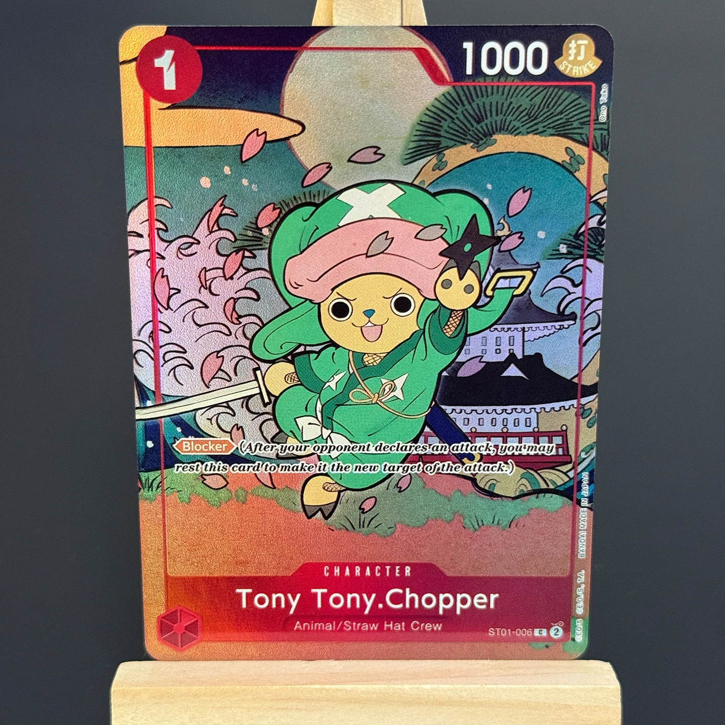 Фото Коллекционная карта One Piece TCG OPCG на английском языке: Нами R OP01-016, набор к 1-му юбилею, фольгированная карта (прокси) №4