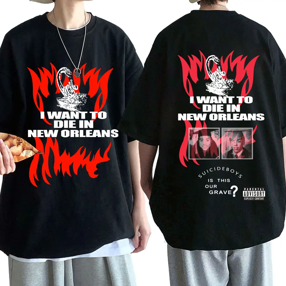 

Футболка с надписью $ uicideboy $, футболка с надписью «I Want To Die In New York Music альбом», мужские повседневные винтажные футболки, уличная одежда в стиле...