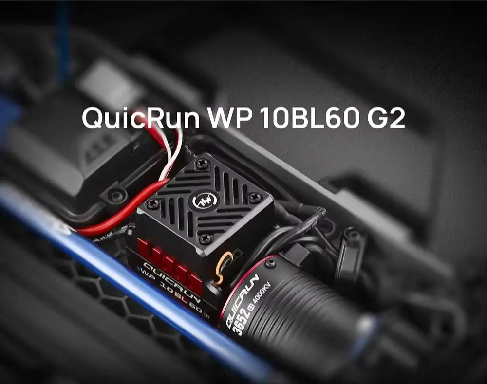 Фото HobbyWing QuicRun WP 10BL60 RC ESC Бесколлекторный регулятор скорости 60A Sensorless для радиоуправляемых моделей 1/10: багги, трак, монстр-трак, рок-краулер, игрушечные ESC №2