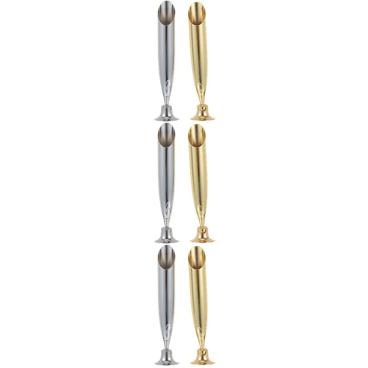 

Pen Socket Stainless Steel Rest Creative Rack Metal Containers Quill-pen Holder Desk