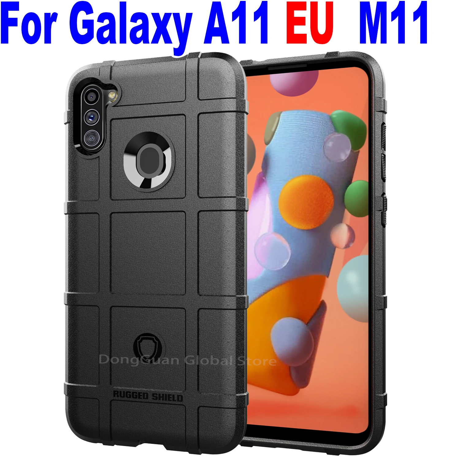 

Rugged Shield Shockproof Armor Case For Samsung Galaxy A11 M11 SM-A115 SM-M115 SM-S115 Cover Shell Case