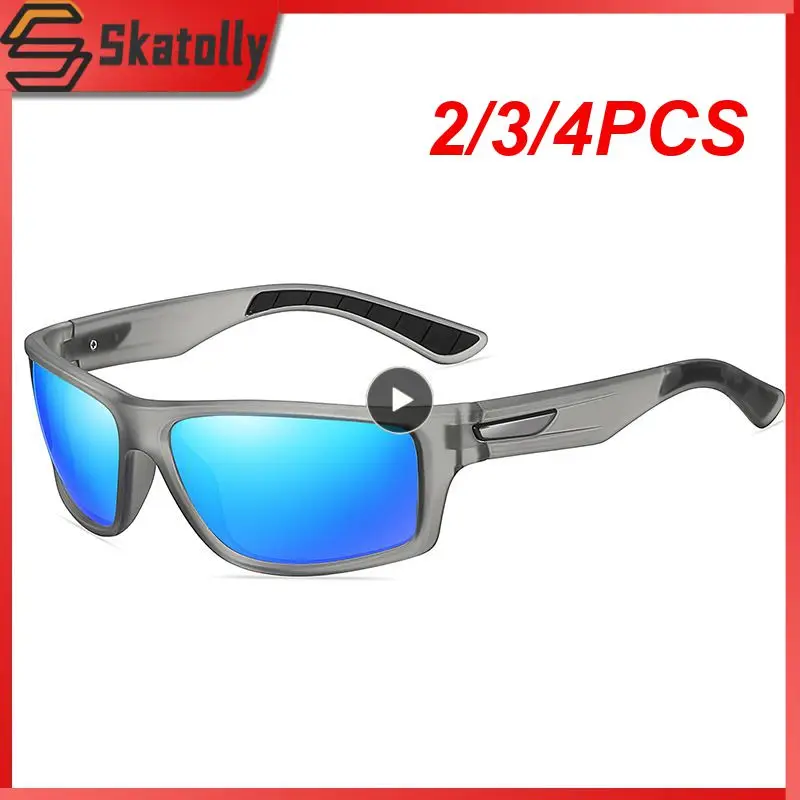 

2/3/4PCS Anti-uv Polarized Sunglasses Adults General Riding Sunglasses High-definition Lenses Colorful Sunglasses Tac