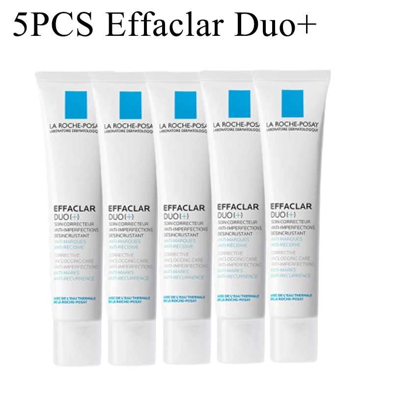 

5PCS La Roche Posay Effaclar Duo (+) Acne Treatment/Moisturizer Anti-acne Gel 40ml Whitening Face Cream Anti Spot Removing