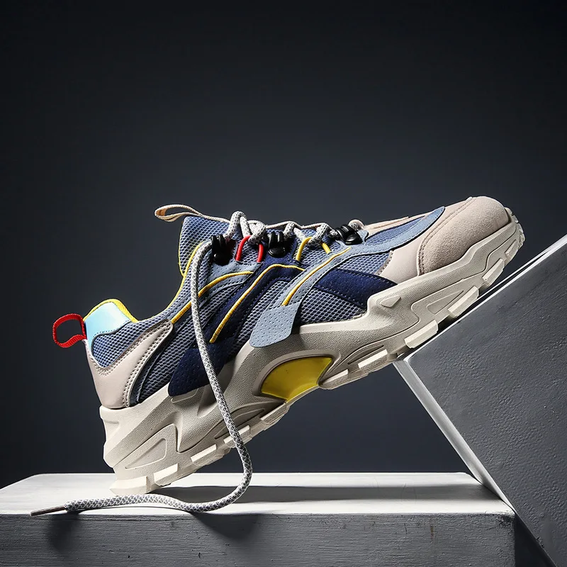 

Trend Men's Sneakers Breathable Mesh Men Shoes Height Increase Platform Designer Sneaker Male Vulcanized Shoes Zapatillas Hombre