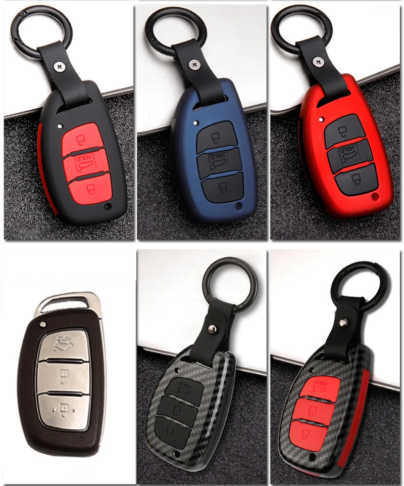 

Силиконовый чехол для ключей от машины чехол для пультов дистанционного управления для Hyundai IX25 IX35 I20 I30 I40 hb20, 3 кнопки, углеродное волокно