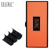 ousail 16rows soft mink premium single classic eyelash extensions russian volume c d curl individual eyelashes lashes salon use