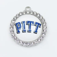 us university football team pittsburgh dangle charms diy necklace earrings bracelet sports jewelry accessories