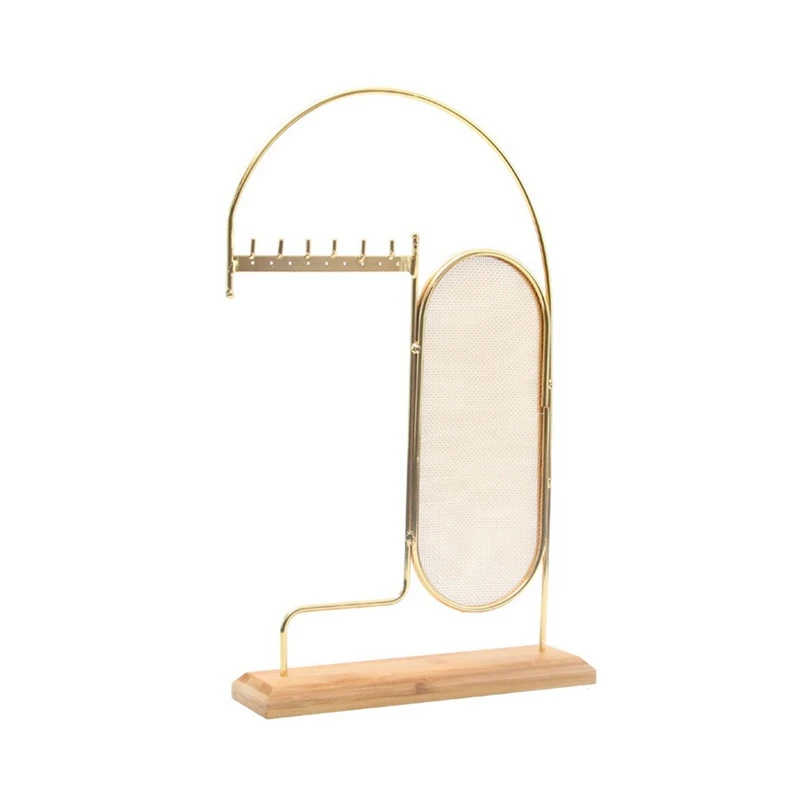 

Earring Holder Organizer Display, Jewelry Display Stands for Shows, Mesh Design Necklace and Earring Display Stand