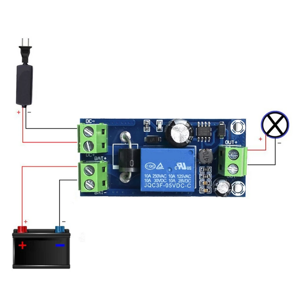 

YX850 Power Failure Automatic Switching Standby Battery Lithium Battery Module 5V-48V Universal Emergency Converter Module