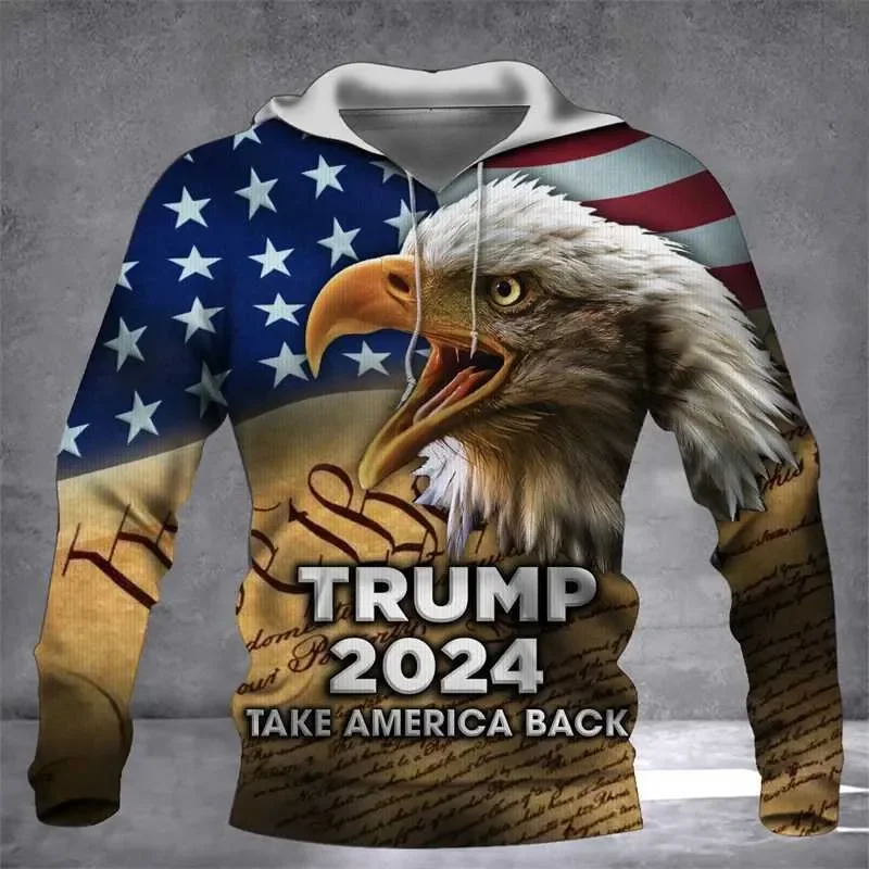 Толстовки с принтом Дональда Трампа и борьбы 3D для болельщиков толстовка унисекс