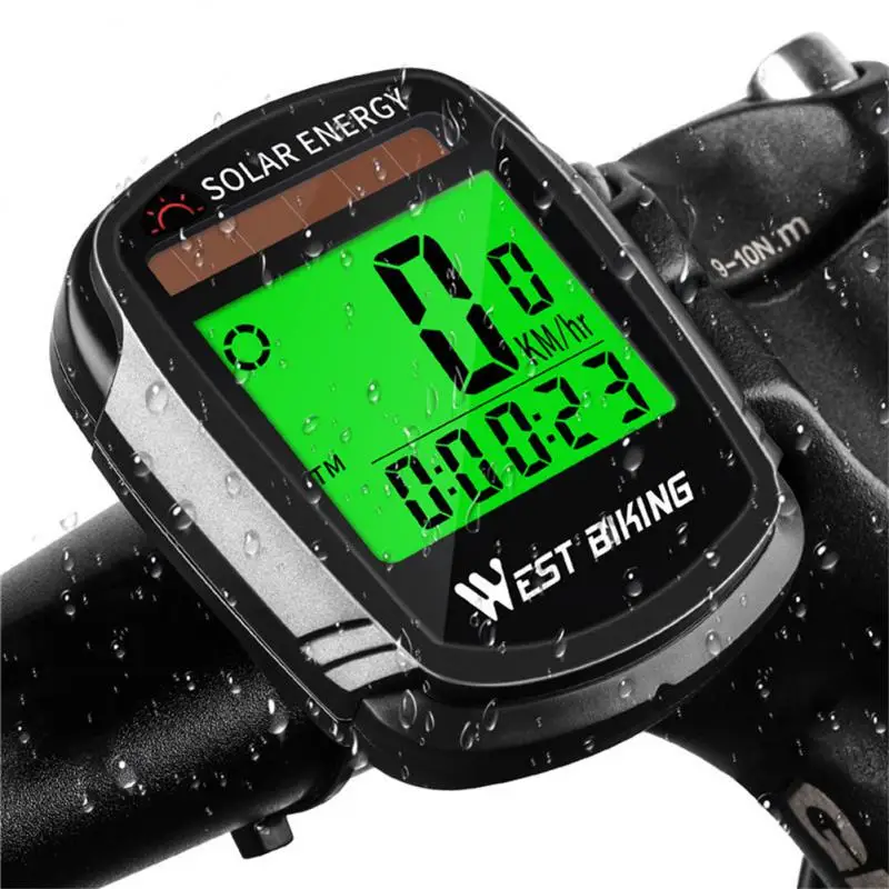 

Waterproof Bicycle Computer Solar Energy Wireless Bicycle Computer Bike Speedometer Odometer Bike Stopwatch Bike Accessories New