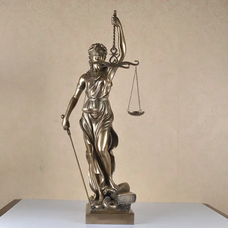 Скандинавская винтажная статуя богини справедливости фигурка ярмарки ангела