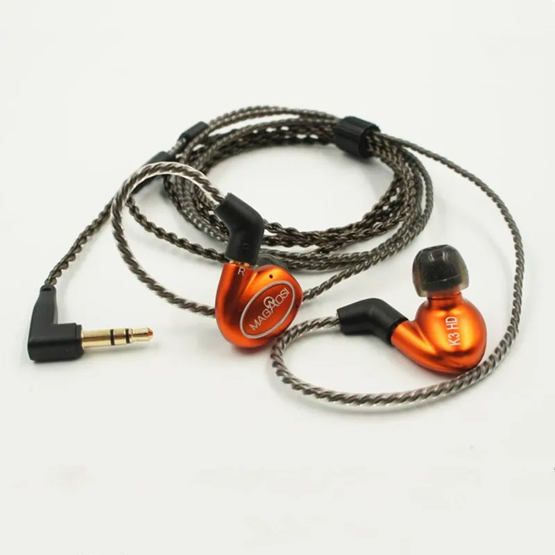 Фото Magaosi K3 HD сбалансированная арматура + Гибридный Динамический драйвер IEM HiFi аудиофил наушники-вкладыши №1