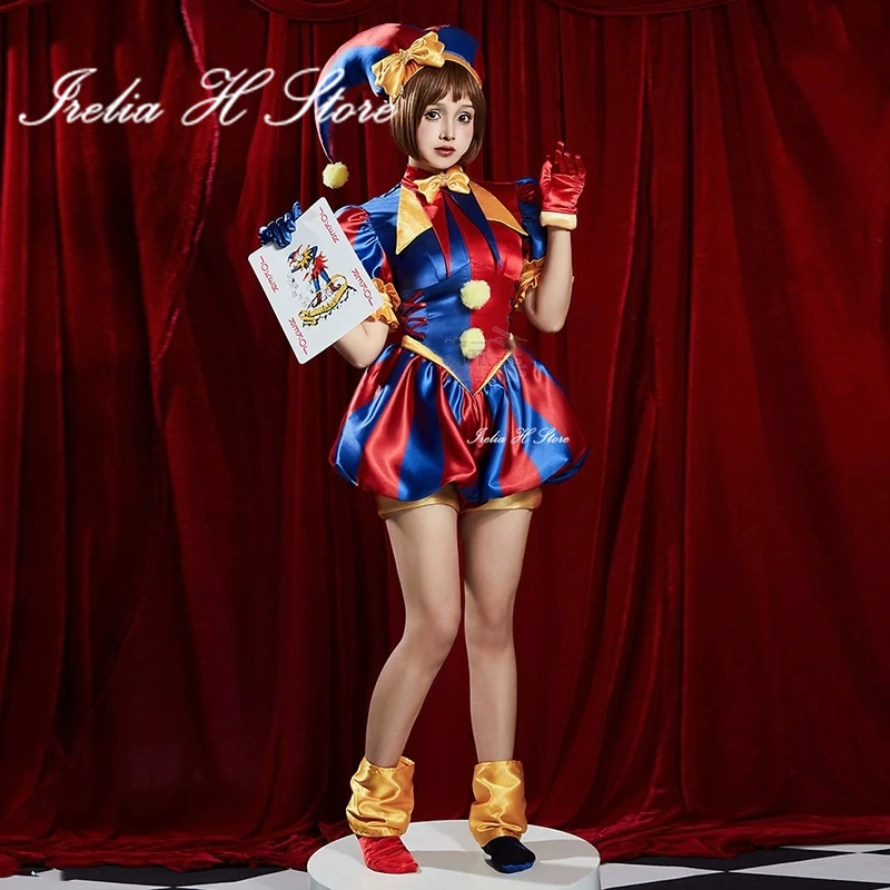 Irelia H Store The Amazing Digital Circus Pomni Косплей Костюм Аниме Джокер комплект Костюмы на