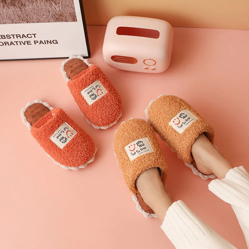 

Мужские и женские домашние тапочки, мягкая стелька, толстые Нескользящие, удобная обувь для дома, Осень-зима