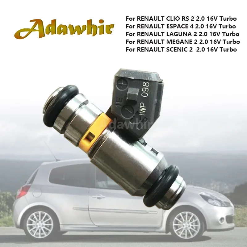 

Топливная форсунка для RENAULT CLIO RS 2 ESPACE 4 LAGUNA 2 MEGANE 2 SCENIC 2 2,0 16 В Turbo F4Rt IWP098 820008379