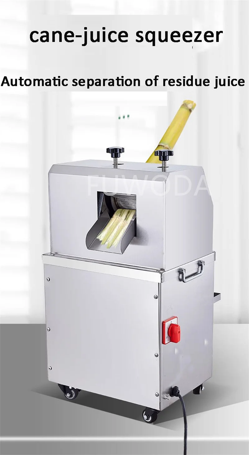 Automatyczna elektryczna automatyczna kruszarka do trzciny cukrowej Separacja Wyciskacz Wyciskarka soku z