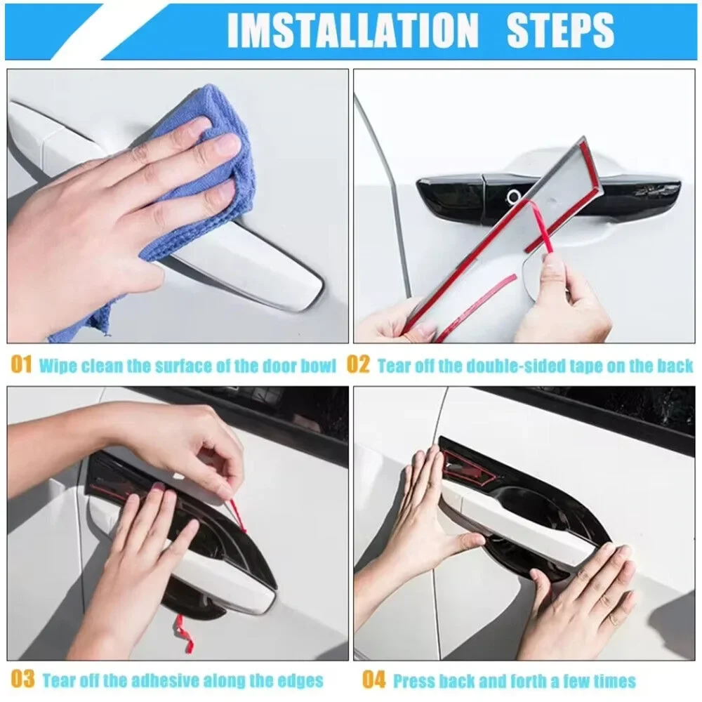 Для VW Golf 7 MK7 MK7.5 2014-2019 автомобильная наклейка карбоновый хром черный серебристый