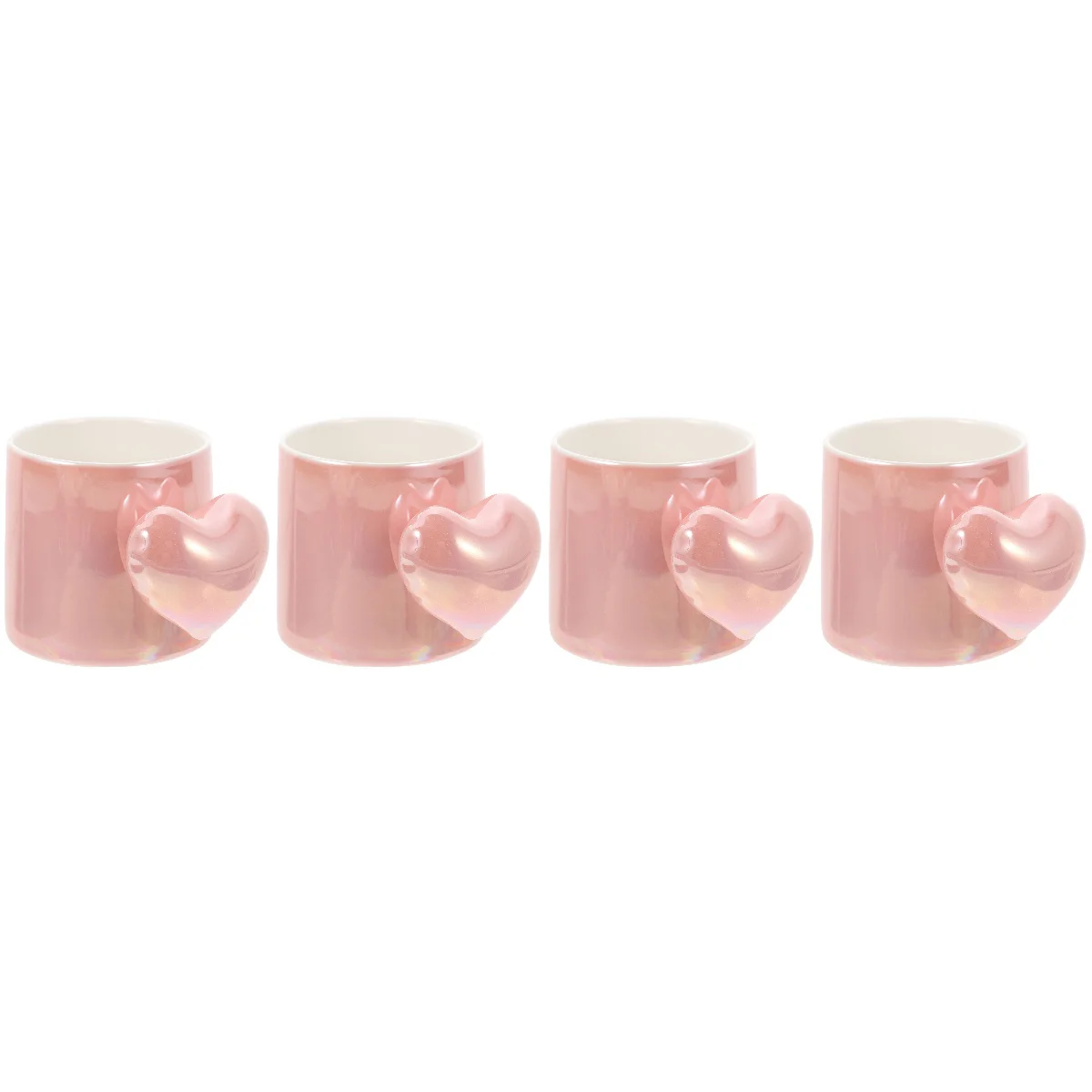 

4x Coffee Drinks Gift Ceramic Tea Cup Household Coffee Mug Cappuccino Mug Latte Cup Office Coffee Mug for Office Home Coffee
