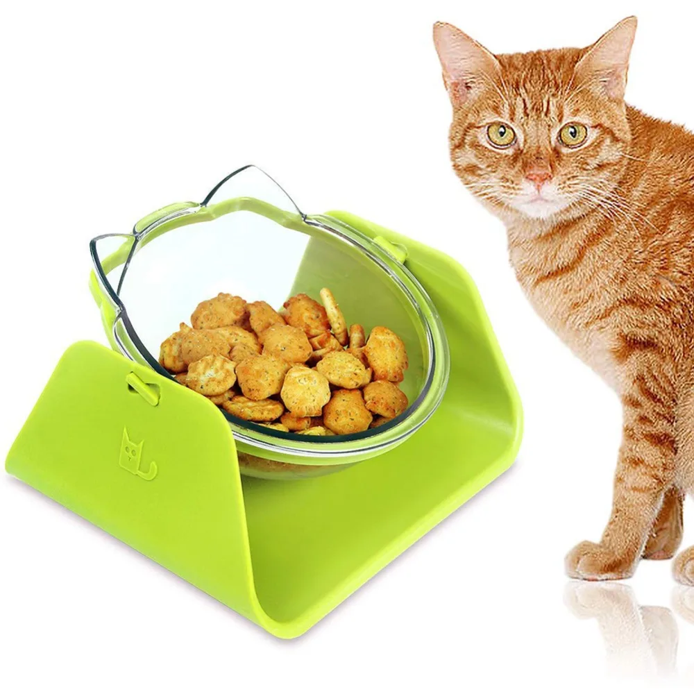 

Cat Food Bowl With Stand Elevated Kitten Water Dish Feeder Bowls Perfect for Cat and Small Dogs Ergonomic Adjustable Feed#290911