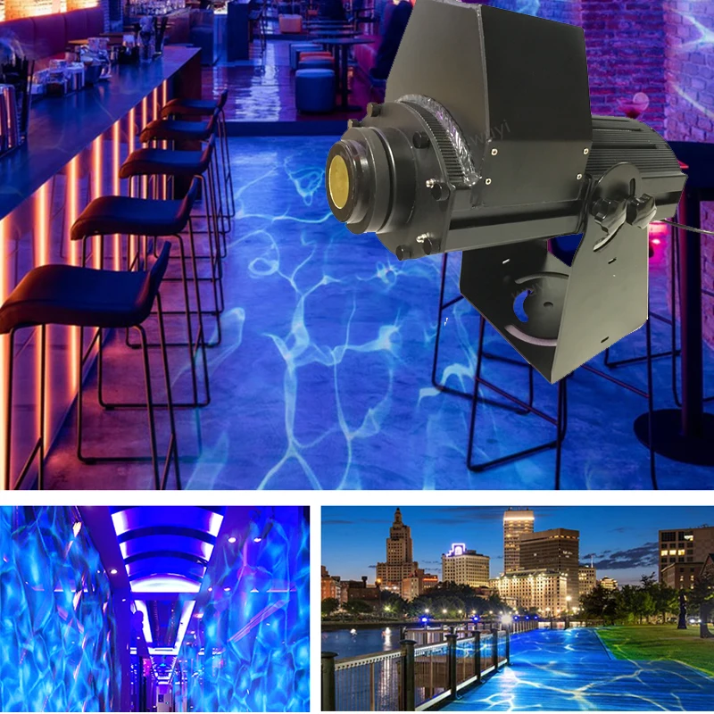 

High-power High-definition Outdoor IP65 Waterproof Water Ripple Ocean Projector 150W 200W 300W 380W LED Dynamic Light with DMX