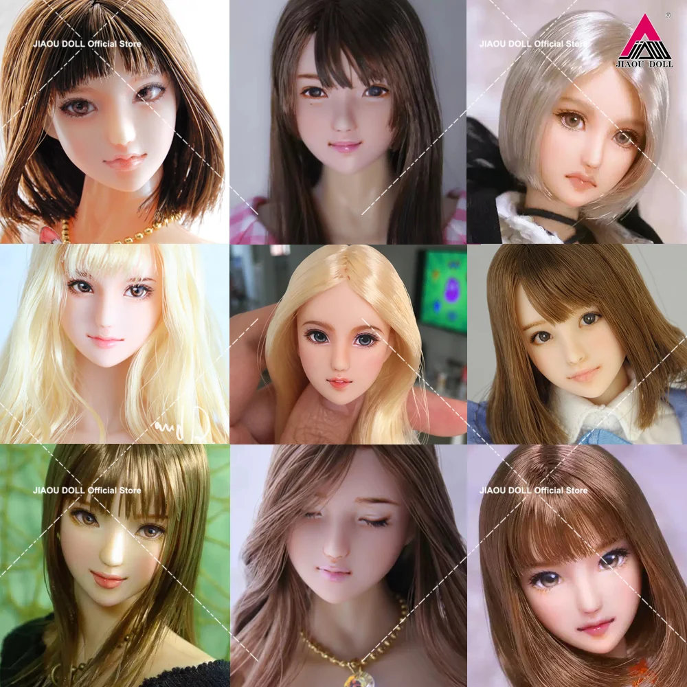 Индивидуальные Obitsu масштаб 1/6 скульптура головы Beauty Gir подходит для 12-дюймового