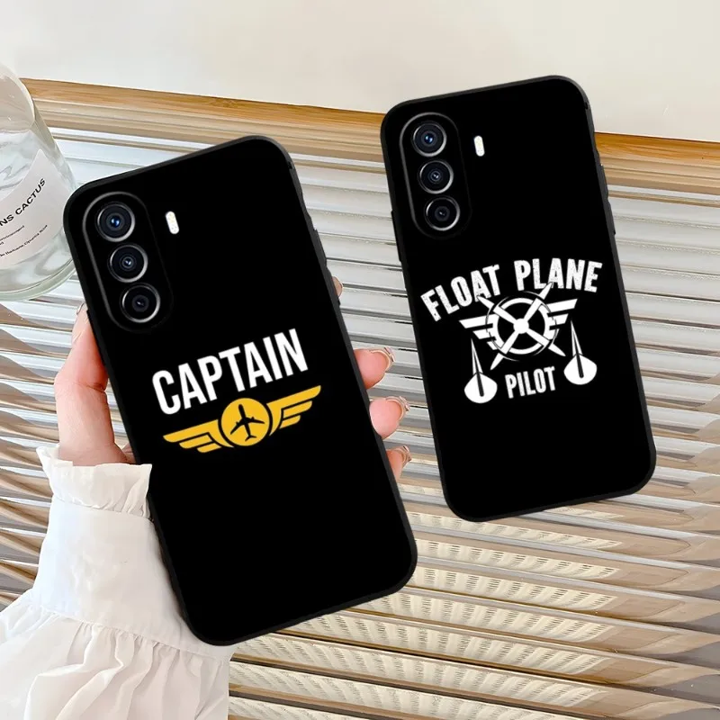 

Airplane Pilot Epaulette Phone Case For Huawei P30Pro P50 P40 P20 P10 P9 Pro Plus P8 P7 Psmart Z Nova 8 8I 8PRO 8SE Cover