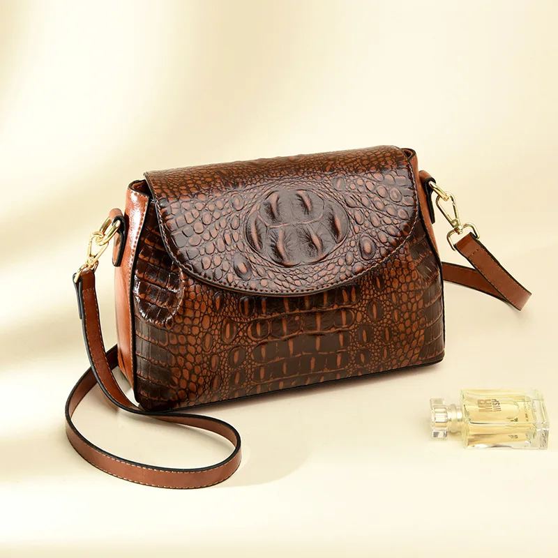 

KUROYABU Fashion Trend Exquisite Crocodile Bags Personality Large Capacity Shoulder Bag High Quality Lightweight Crossbody Bags