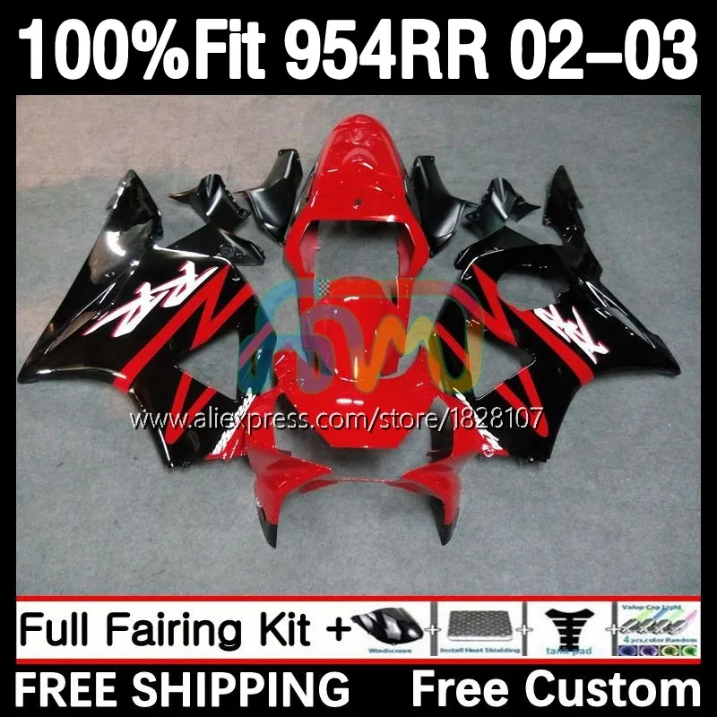 

Injection Fairing For HONDA CBR900RR Factory red CBR 900 954 CBR900 CBR954 RR 34No.23 CBR 954RR 02 03 CBR954RR 2002 2003 Bodys