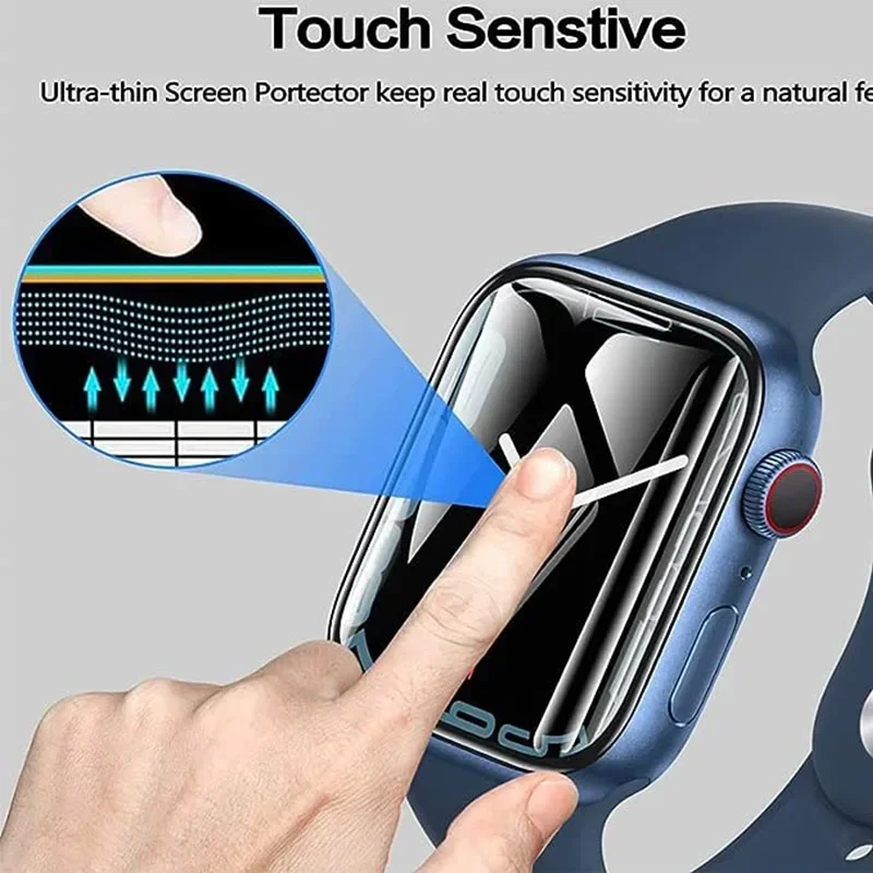 Защитная пленка CAOWTAN для Apple Watch Ultra Series и SE простая установка