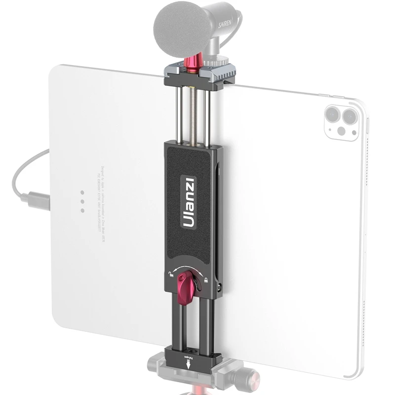 

Ulanzi U-Pad III Universal Metal Tablet Mount Phone Holder Clamp Arca 1/4 Screw Tablet Tripod Mount for iPad Pro 12.9'' iPad Air