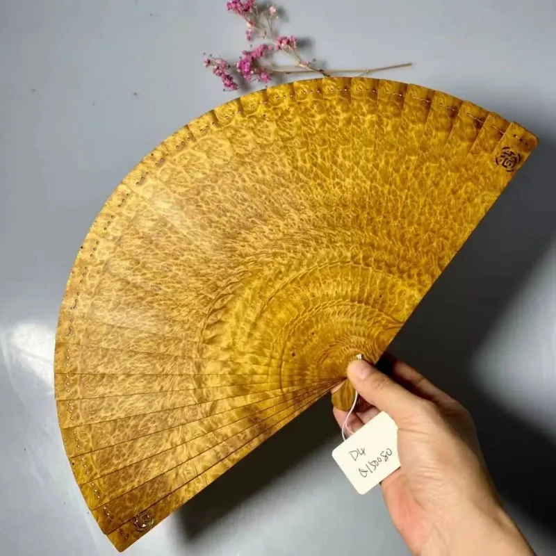 Элитный Sichuan Jin Si Nan Mu Su Fan Xiao Ye Zhen Man Shui волнистый китайский веер Zi винтажные ремесла