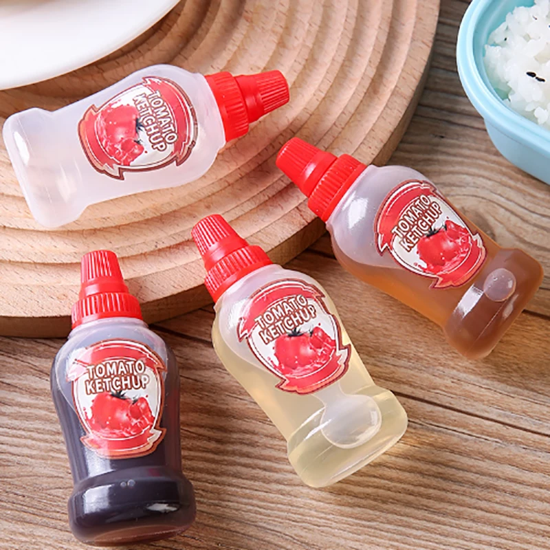 Мини Портативная бутылка для соуса диспенсер салата кетчупа пластиковая приправ
