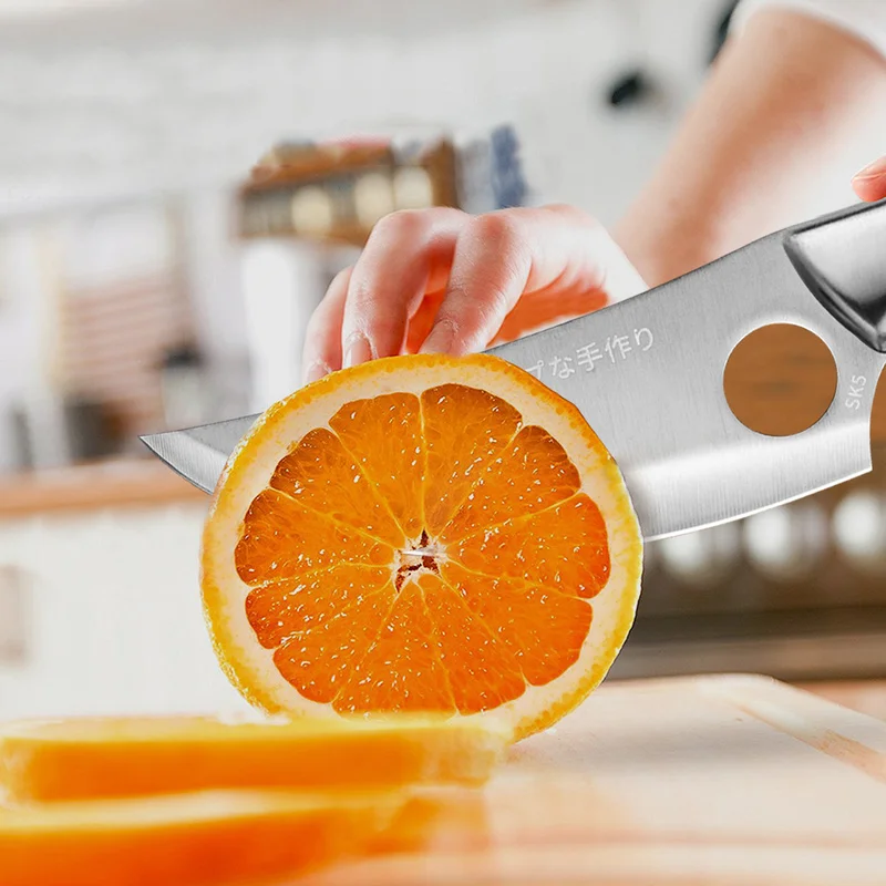 Дамасский нож из нержавеющей стали сербский кухонный шеф-нож для мяса фруктов