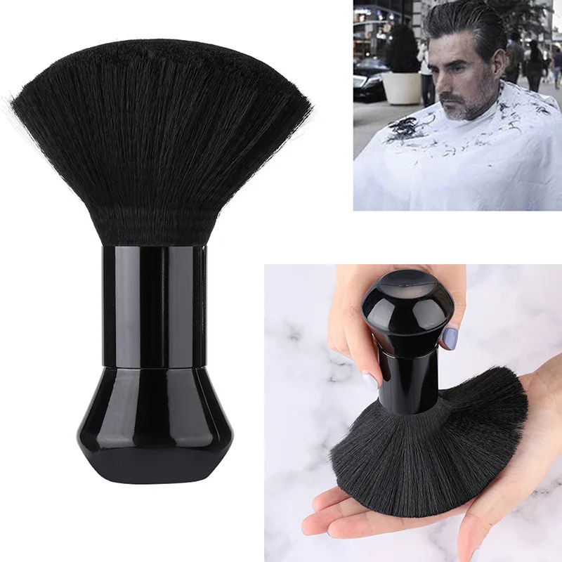 

Black Hairdressing Sweeping Neck Hair Cleaning Duster Hair Cutting Brush for Barbershop Hair Cut Brush Tools Barber Accessories