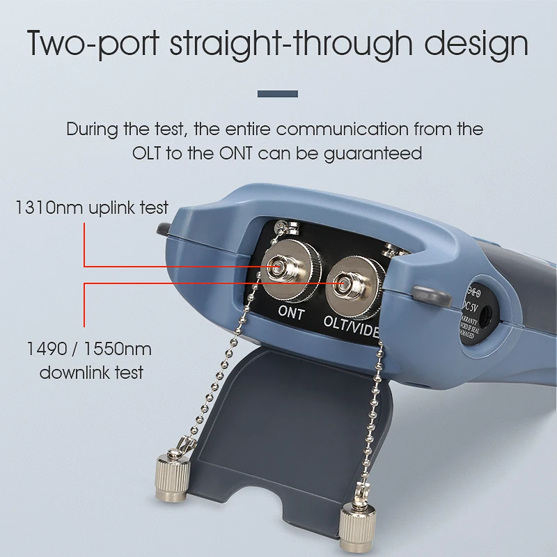 AUA-310U Handheld PON Optical Power Meter High-precision PON Network Detection PON Optical Power Online Test