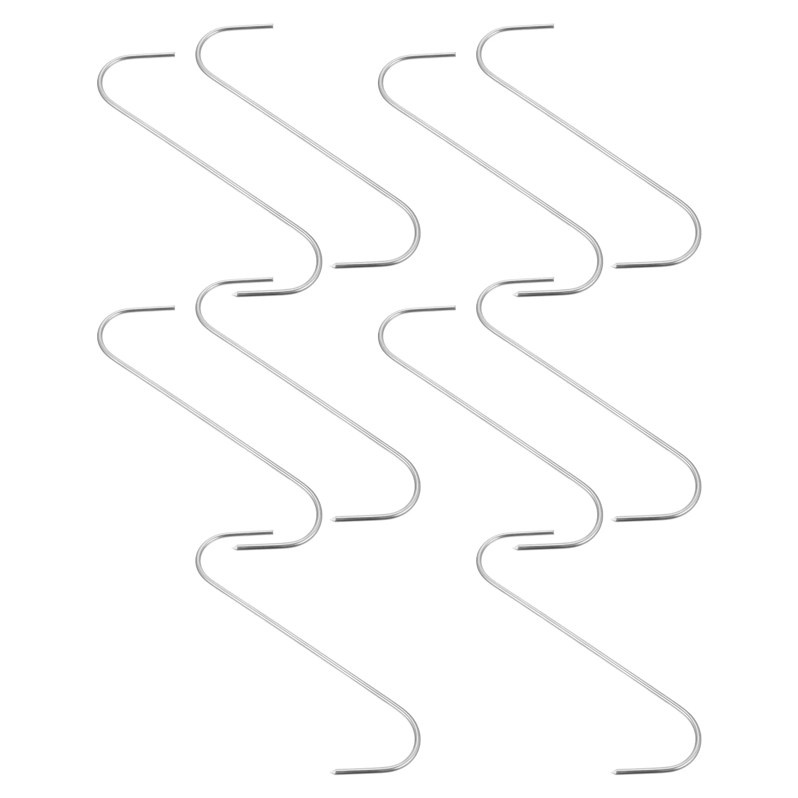 

10pcs Stainless Steel Poultry Hooks Meat Hooks Butcher Hooks Shaped Hooks
