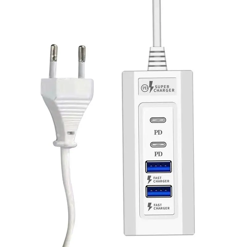 

Удлинитель сетевой дорожный с USB-портами и поддержкой быстрой зарядки